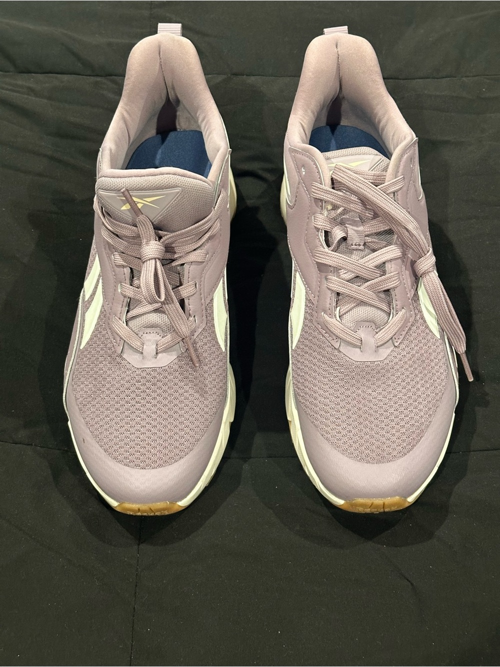 Reebok Women's Dusty Lavender Mesh Sneakers with Cream Accents